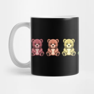 Rainbow Teddies Mug